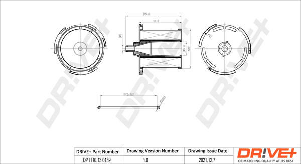 Dr!ve+ DP1110.13.0139 Kraftstofffilter FÜR Ford-image
