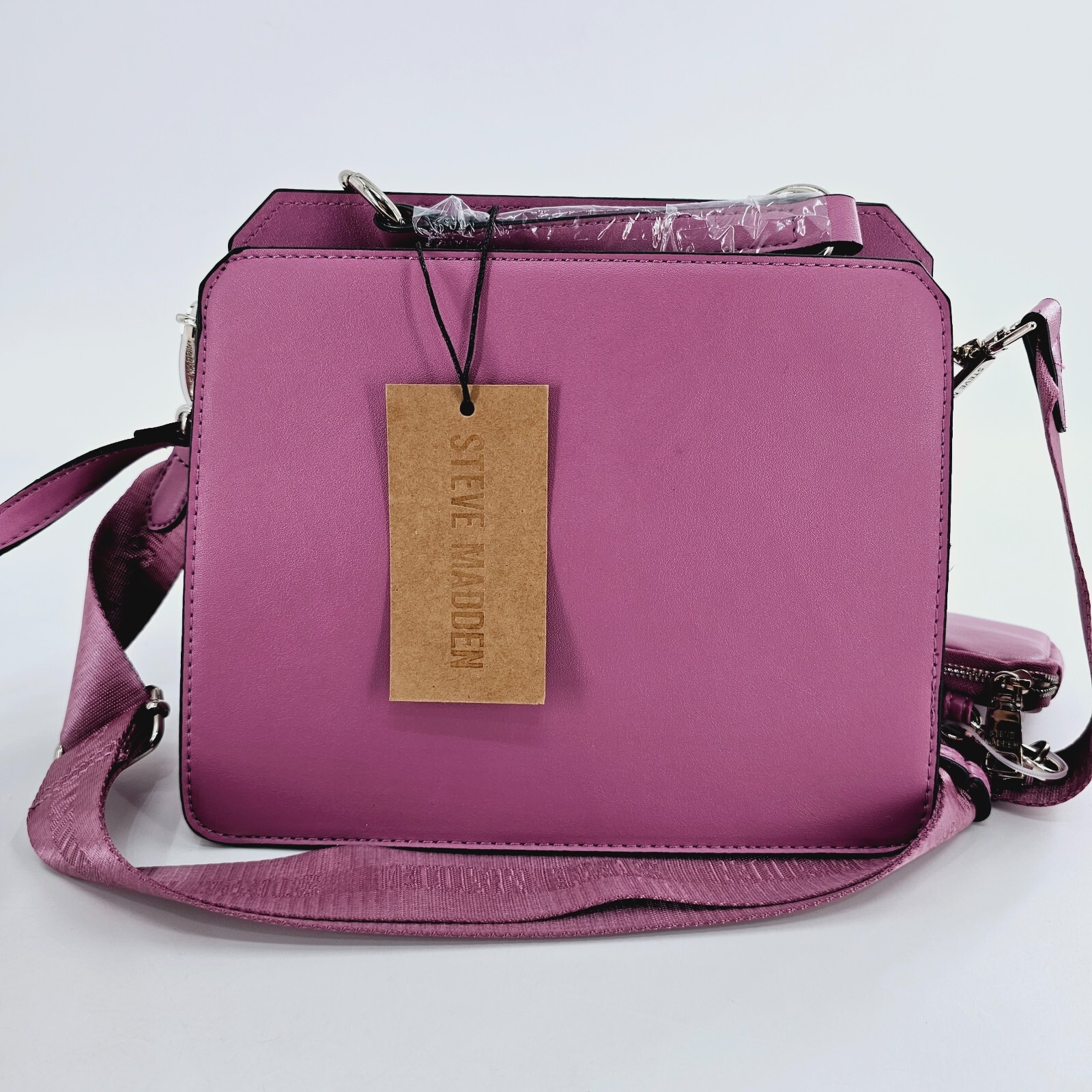 Steve Madden Tik Tok Purple Bevelyn Crossbody Purse Bag With Pouch NWT eBay