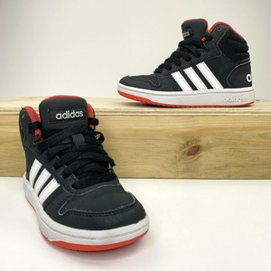 adidas HOOPS Black Red White High Top Kids Basketball Shoes - Boys 11C -  B75743 | eBay