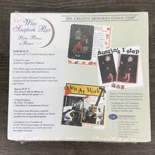 Creative Memories 7"x 7" WHITE Refill Scrapbook Pages RCM-7S 12 Sheets/24 Pages