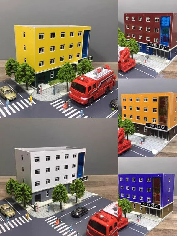 1160 N Scale Building Models Railroads Scenery Layout Modern City