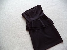 Wet Seal Strapless Little Black Dress Juniors Size S FREE SHIPPING