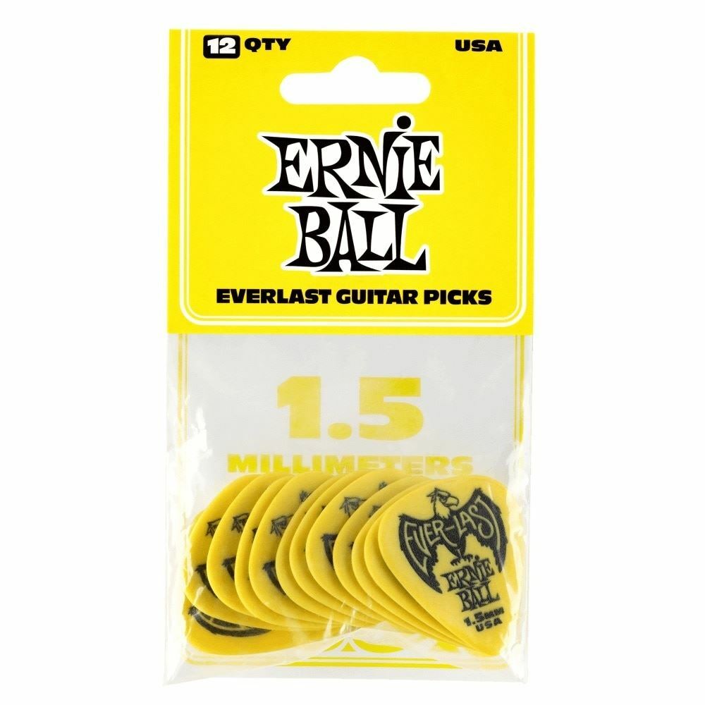 Ernie Ball 15 мм Желтые отмычки Everlast 12 штук в упаковке 3690₽