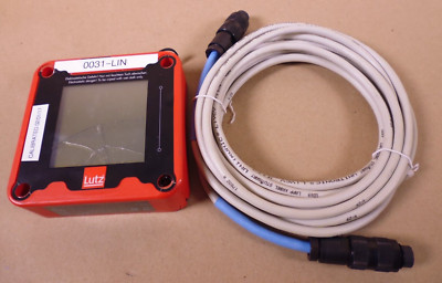 Lutz Ex-BE10B Flow Meter System Operating Unit , Explosion Protection *Cracked*