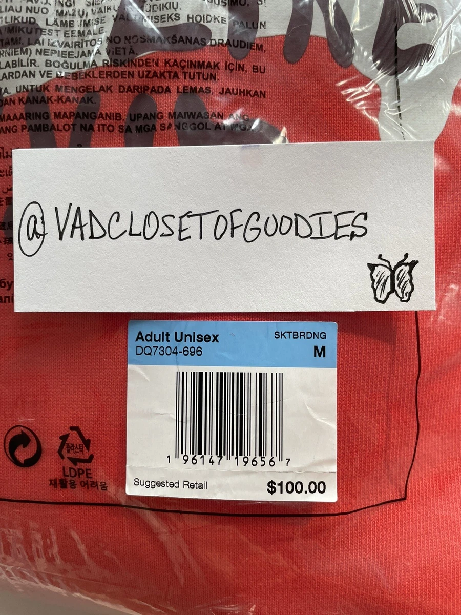 Nike SB Skate Like A Girl Fleece Hoodie Red - Size: M