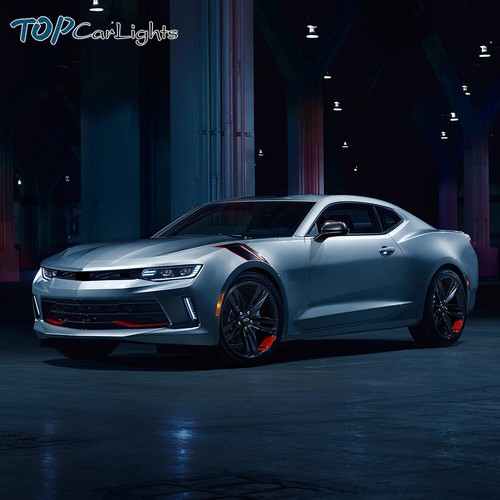 VLAND LED Headlights + Smoked Tail Lights For Chevrolet Chevy Camaro 2016-2018 - Foto 9 di 22
