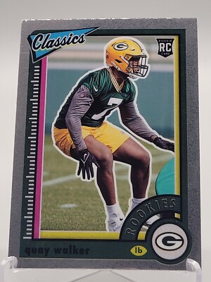 2022 PANINI CLASSICS QUAY WALKER SILVER PREMIUM ROOKIE FOOTBALL CARD PACKERS NFL