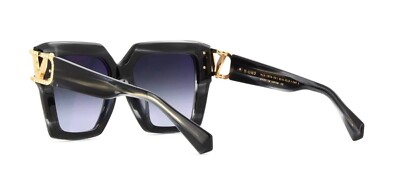 Valentino V - UNO Translucent Black Swirl Light Gold Logo