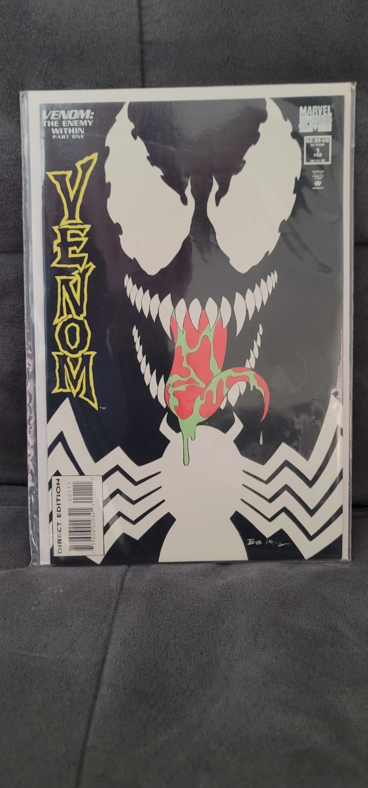 Venom The Enemy Within #1 1994 Issue Glow in the Dark Marvel Comics ! NM