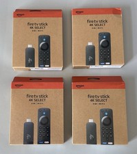 Lot of 4 Amazon Fire TV Stick 4K Select 8GB W...