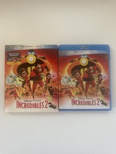 Incredibles 2 Blu-Ray/DVD/Digital 3-Disc Set, Disney Used W/ Slipcover