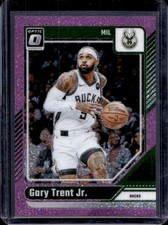 2024-25 Panini Donruss Optic Gary Trent Jr. Pink Glitter Prizm #/275 Bucks