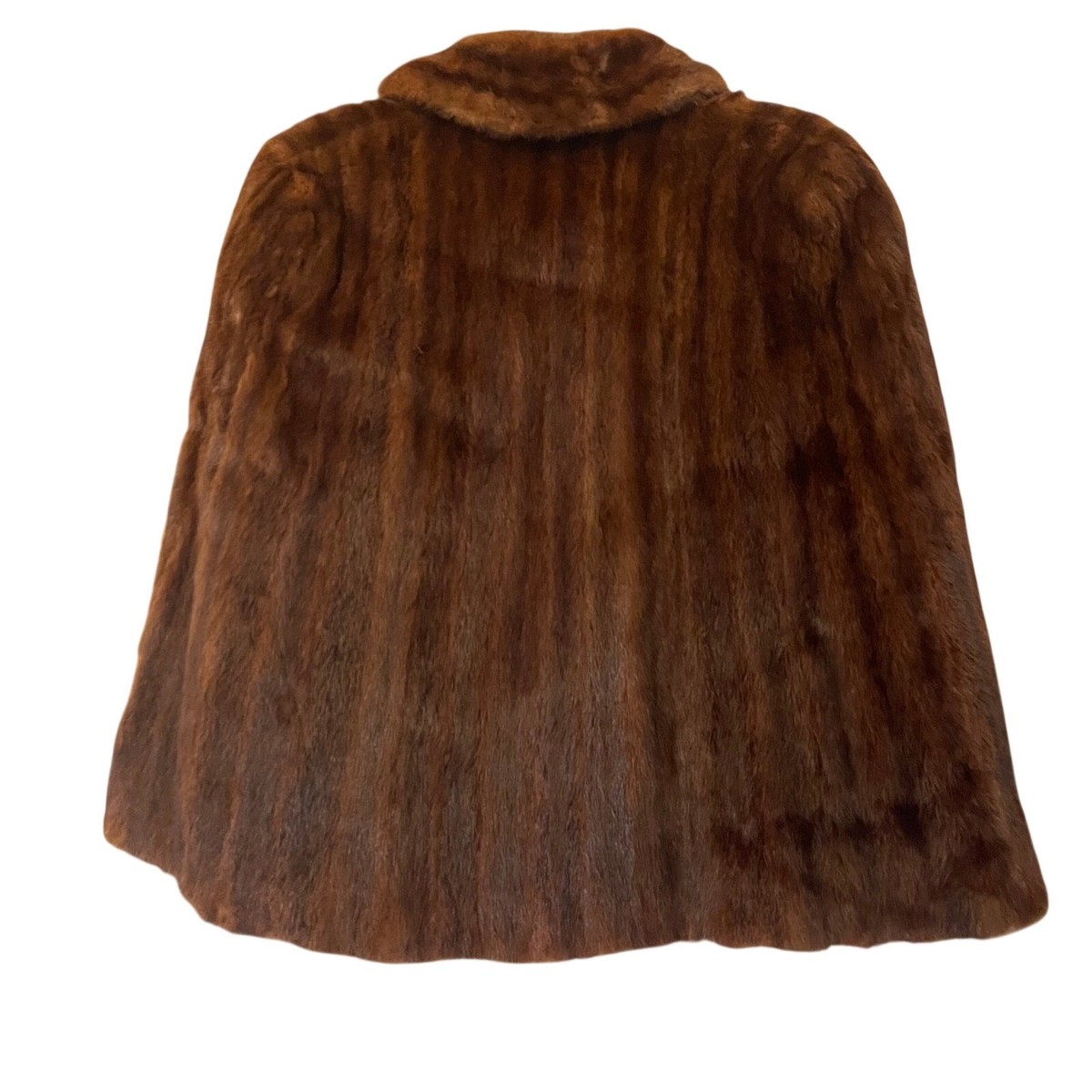 VTG Saito Fur Tokyo Mahogany Mink Cape Fur Japanese Furrier High Quality Mink View 2