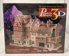 Puzz 3D Bavarian Mansion Puzzle 418 Pieces Realistic Sturdy Foam-Back New Sealed