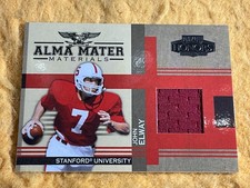 M12-7 FOOTBALL CARD - JOHN ELWAY - STANFORD - 2005 PLAYOFF HONORS ALMA MATER