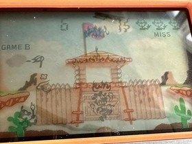 Nintendo Game & Watch-FIRE ATTACK- ID-29-Wide Screen-1982-Box-Pink Insert 