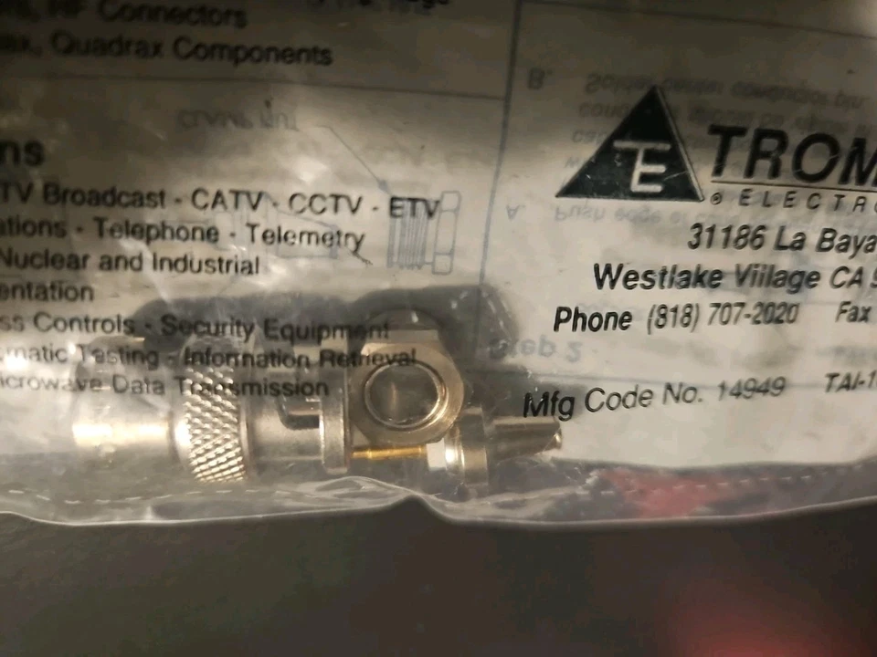 Trompeter Wrench Crimp Connector PL20-3, new In Package - Image 3 of 4