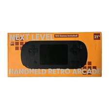 J’adore Next Level Handheld Retro Arcade Black 100 Games 3Y+ New Open Box