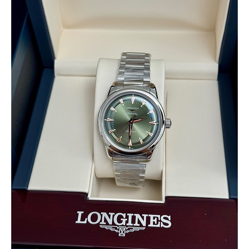 Longines Conquest Heritage 38mm Green Dial Men's Watch L16494026