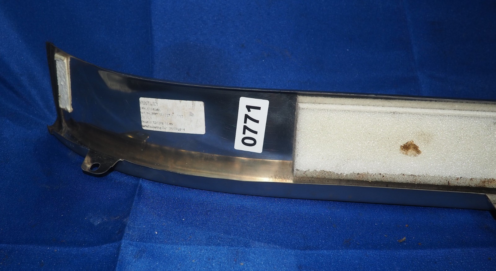 2012-2018 Bentley Continental GTC Passenger Right Door Sill Scuff Step OEM