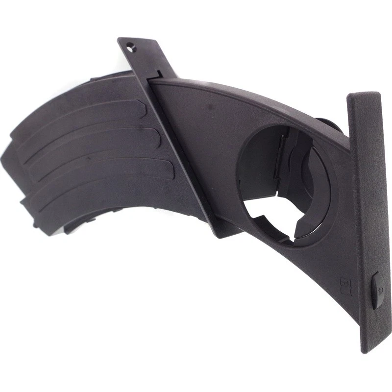 Portavasos negro delantero lado del conductor compatible con 04-10 BMW 550i M5 525i 530i 528i 535i Foto 2 de 4