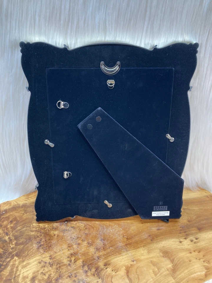 Burnes of Boston Photo Collage Frame 11x13 Julia Silver 5 Opening Easel Wall NOS - Image 3 of 4