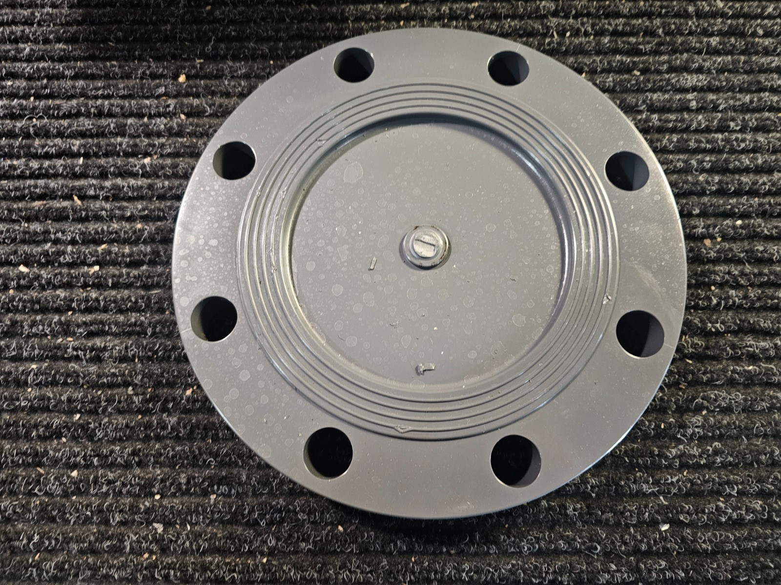 Charlotte Pipe & Foundry 853-060 6" CPVC Schedule 80 Blind Flange, Gray