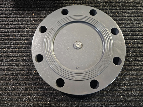 Charlotte Pipe & Foundry 853-060 6" CPVC Schedule 80 Blind Flange, Gray