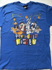 Vintage 1996 Space Jam Positively Looney Tunes T Shirt XL Bugs Daffy Sylvester