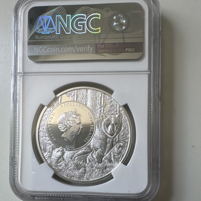 2022 Cook Islands Silver Coin 5 Dollars Denomination