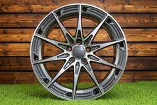 4X R19 5X112 Mercedes-Benz GT55 AMG Style Grau Polierte Alufelgen