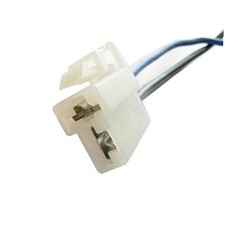 Universal Electric Cooling Fan 2 Terminal Pigtail Plug Wire Harness Connector