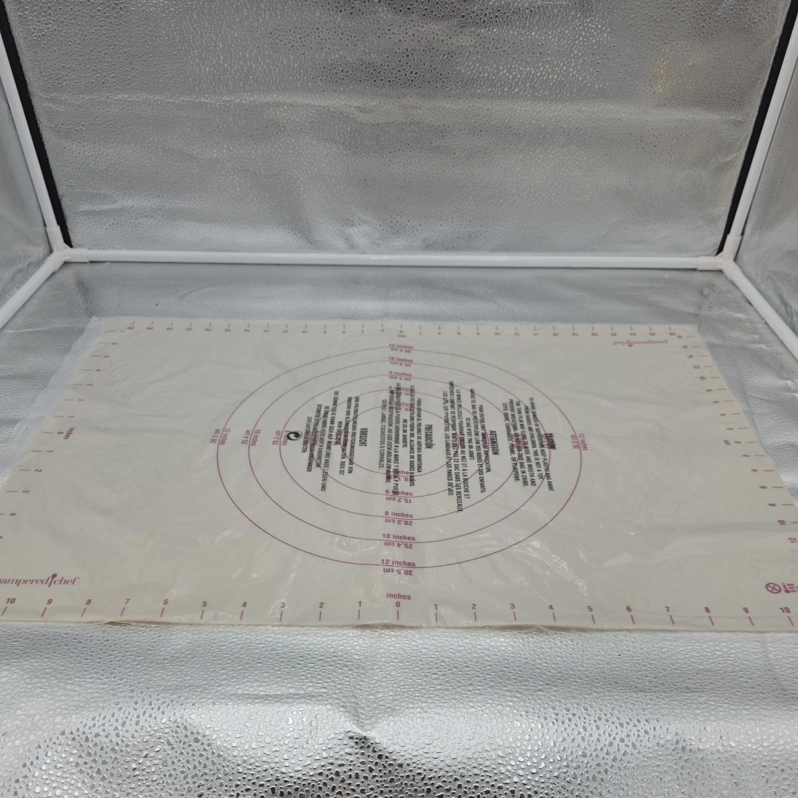 Pampered Chef Pastry Mat No Box Large 16"x23" Pies Rolling Dough Baking Mat
Opens in a new window or