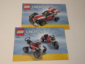 LEGO CREATOR 3 in 1: Dune Hopper (5763) 100% Complete with Original Box, Manuals