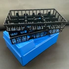 Matchbox Collectors Carry Case Blue + Trays Holds 24 Vehicles Vintage Toy 1981