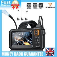 4.3" HD Endoscope Camera with 8mm Probe 1080P Industrial for Inspections