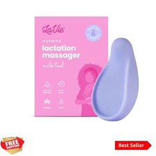 Warming Lactation Massager 3-in-1 Adjustable Heat + Vibration for Breastfeedi...