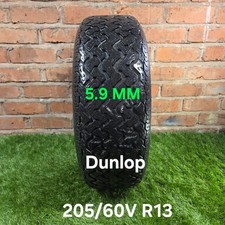 205/60V R13 Dunlop Part Worn Tyre 5.9mm Tread