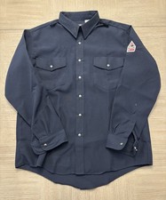 Bulwark XL FR Cat 1 2112 Double Pocket Long Sleeve Snap On Work Shirt NEVER WORN