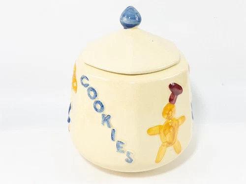 Shawnee Pottery "Little Chef" Cookie Jar w/ Lid Yellow USA Vintage 1948 8.5" EX