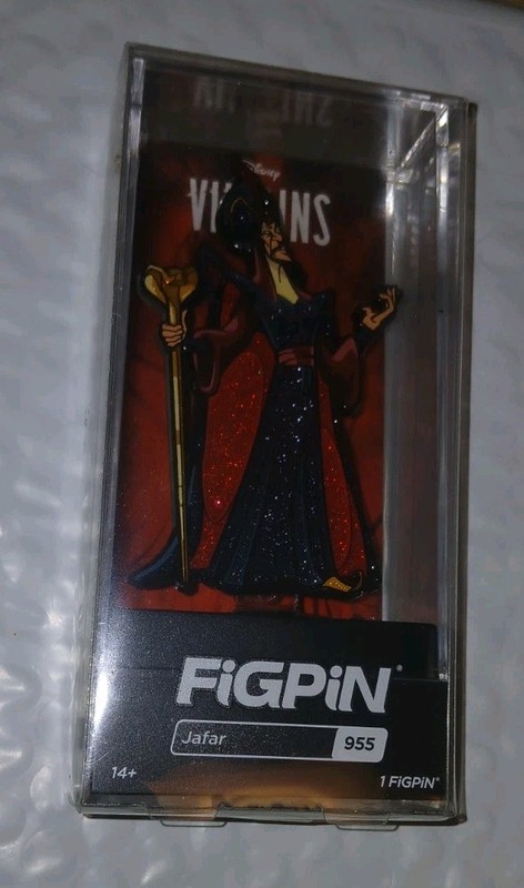 FiGPiN Disney 2023 SDCC Exclusive LE1000 Villains Glitter Jafar Aladdin #955 Pin