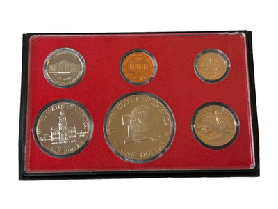 1976-S Proof Set U.S. Mint Original Hard Case NO OUTER BOX 6 Coins