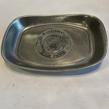 VINTAGE WILTON ARMATEL PLATE TRAY PEWTER HOUSE OF REPRESENTATIVES Made in USA