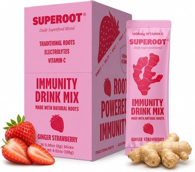 Organic Ginger Immunity Shot Powder - Instant Hydration & Digestion Support -...