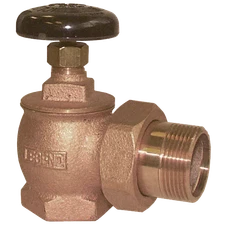 Legend Valve 1-1/4" T-431YB Steam Radiator Valve in Yellow Brass - 110-149