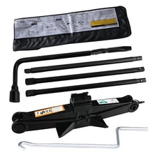 2 Tonne Scissor Jack Kit Lug Wrench Handle Gmc Chevrolet Silverado Oem 22969377