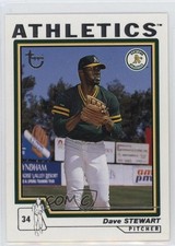 2004 Topps Retired Signature Edition Dave Stewart #105 0t2