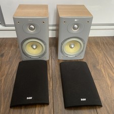 Bowers & Wilkins B&W DM600 S3 Speakers , Soft Surrounds  Light Oak
