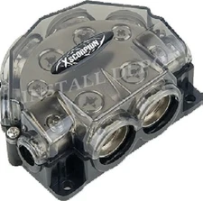 XScorpion Power/Ground Distribution Block 0 2 4 Gauge Car Amp Installation