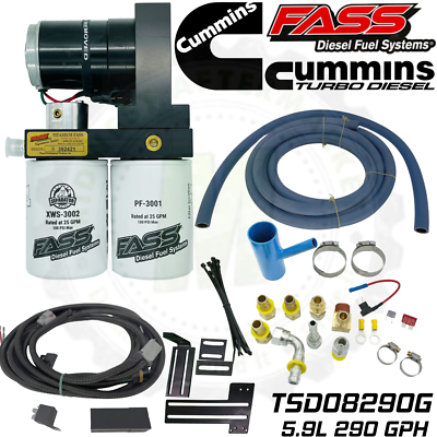 FASS Lift Pump Cummins 290GPH System for 98.5-04 Dodge Ram 2500